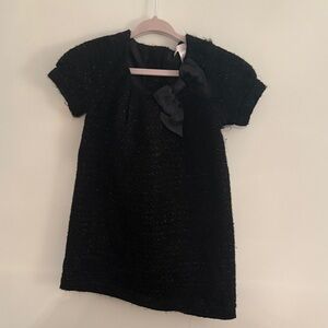 Elegant Black Kids Dress - Janie and Jack - 2T